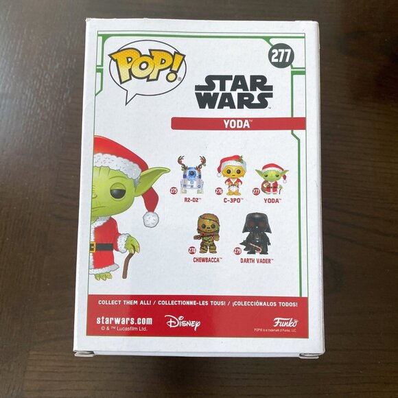 Funko Pop - Star Wars: Holiday Santa Yoda Collectible Figure - Picture 3 of 6